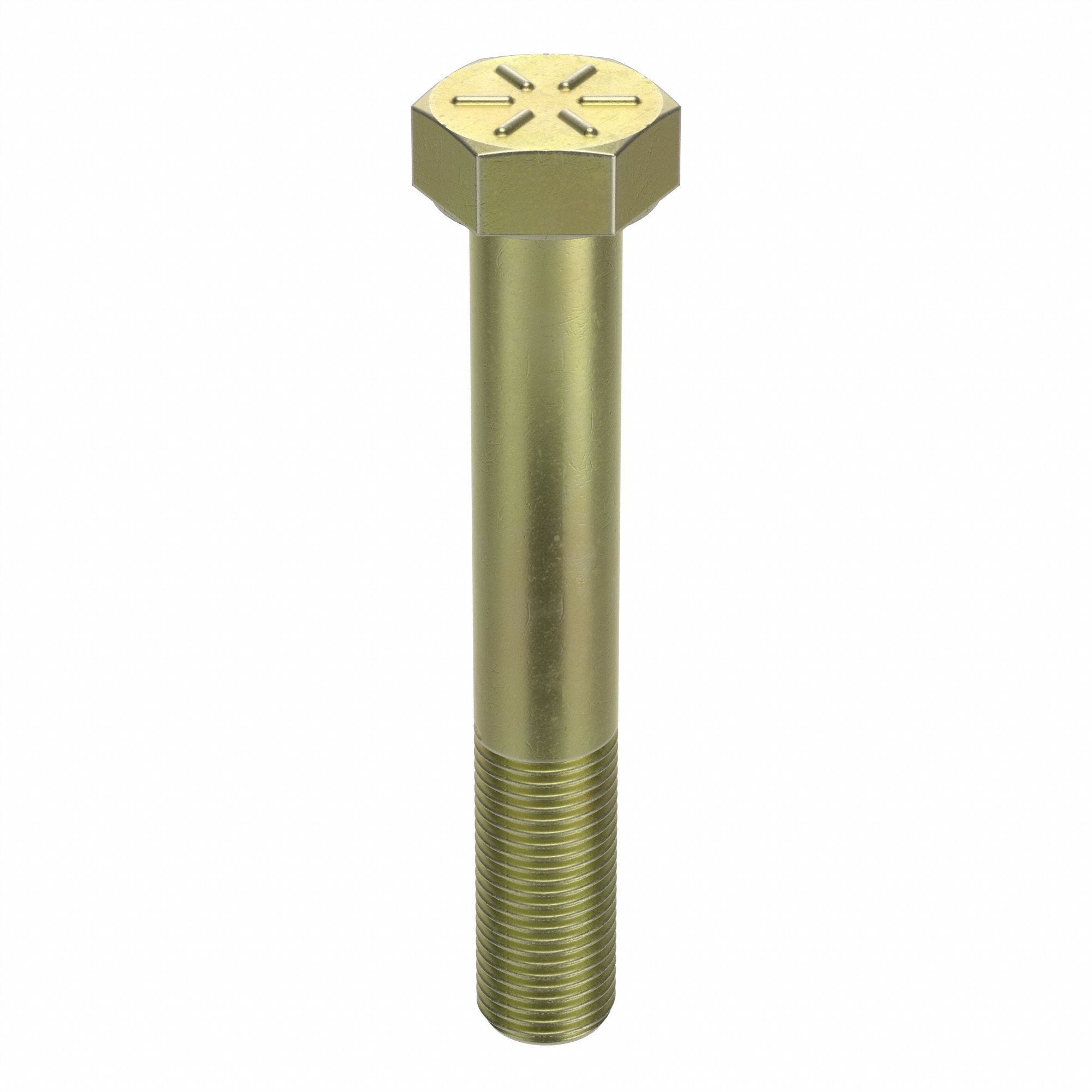 VIS TÊTE HEXAGONALE,ACIER,GRADE 8,ZINC JN,½