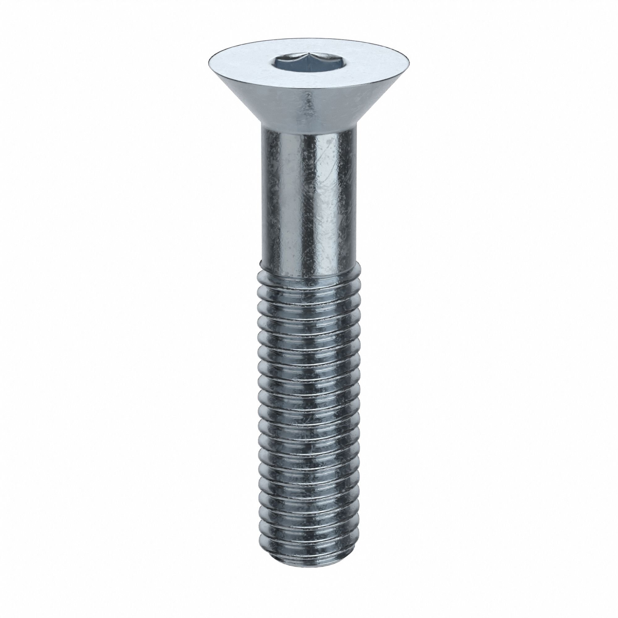 ScktFltHdScrw, Steel, 1/2"-13, 2.5"L, PK170