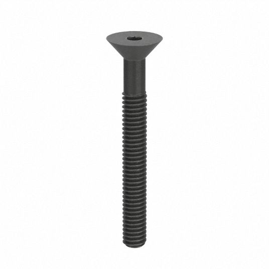 #4-48 Thread Size, 1 in Lg, Socket Flat Head Screw - 42JK87|B07566.011. ...