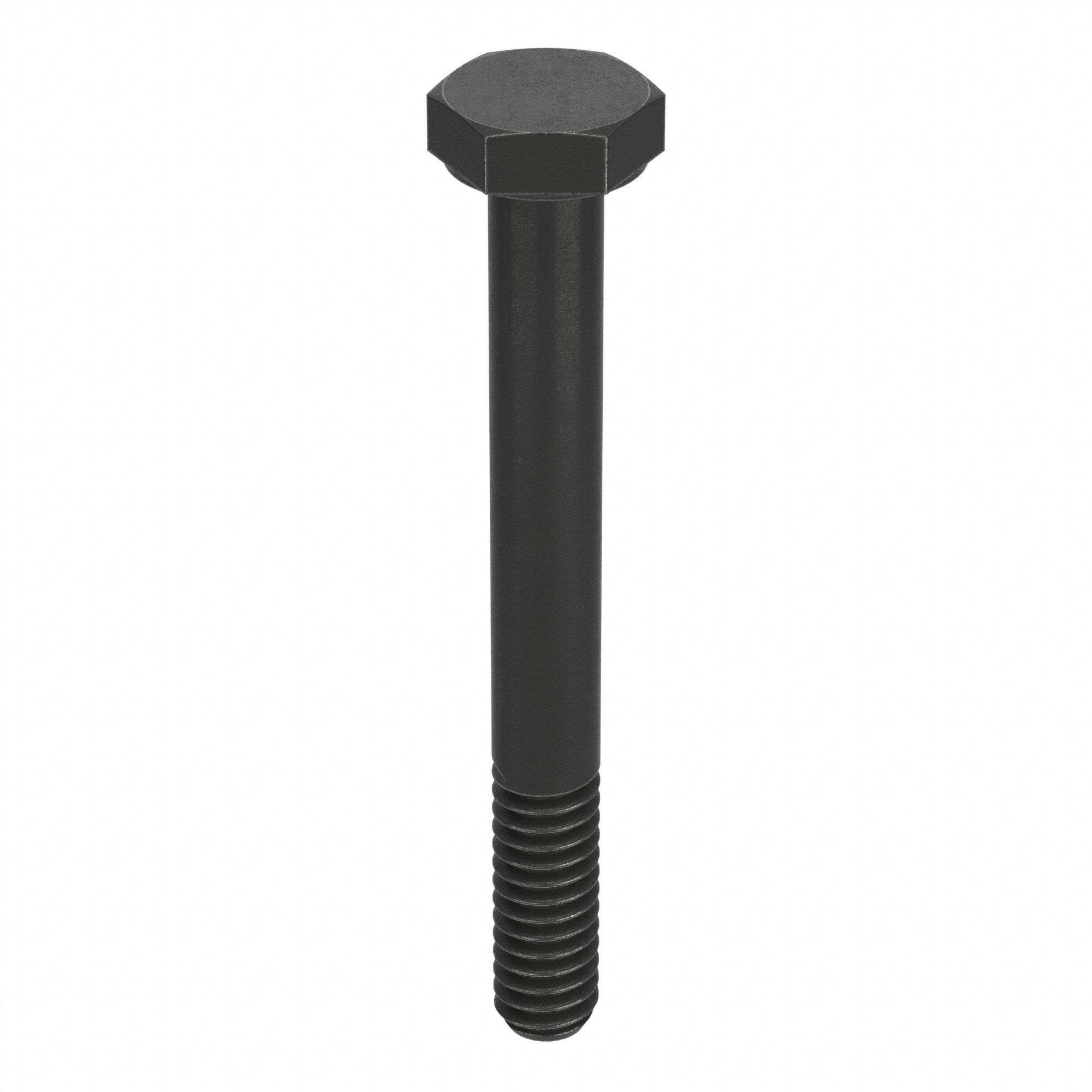 Hex Head Cap Screw: Steel, Grade 2, Plain, 1/4"-20, Coarse, 2 1/2 in lg, Globally Sourced, 50 PK