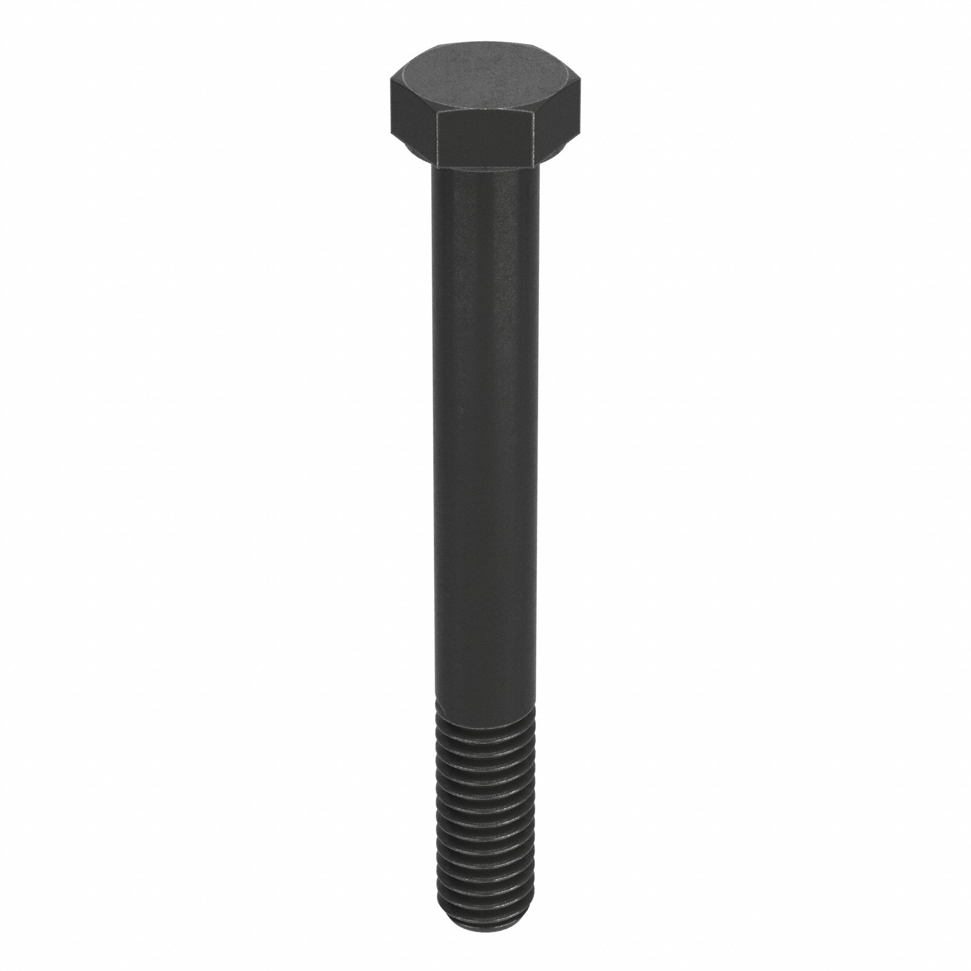 Hex Head Cap Screw: Steel, Grade 2, Plain, 3/8"-16, Coarse, 3 1/2 in lg, Globally Sourced, 25 PK