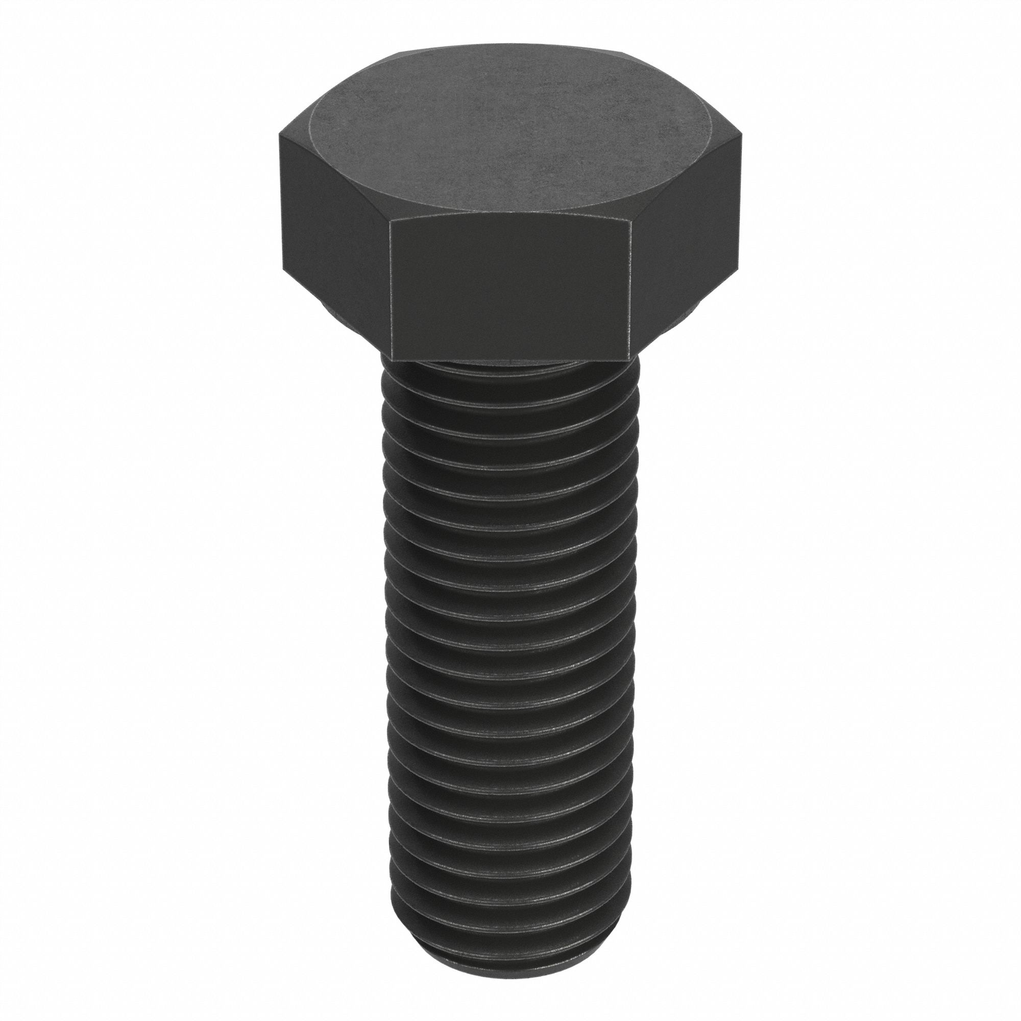 Hex Head Cap Screw: Steel, Grade 2, Plain, 3/4"-10, Coarse, 2 1/2 in lg, Globally Sourced, 5 PK