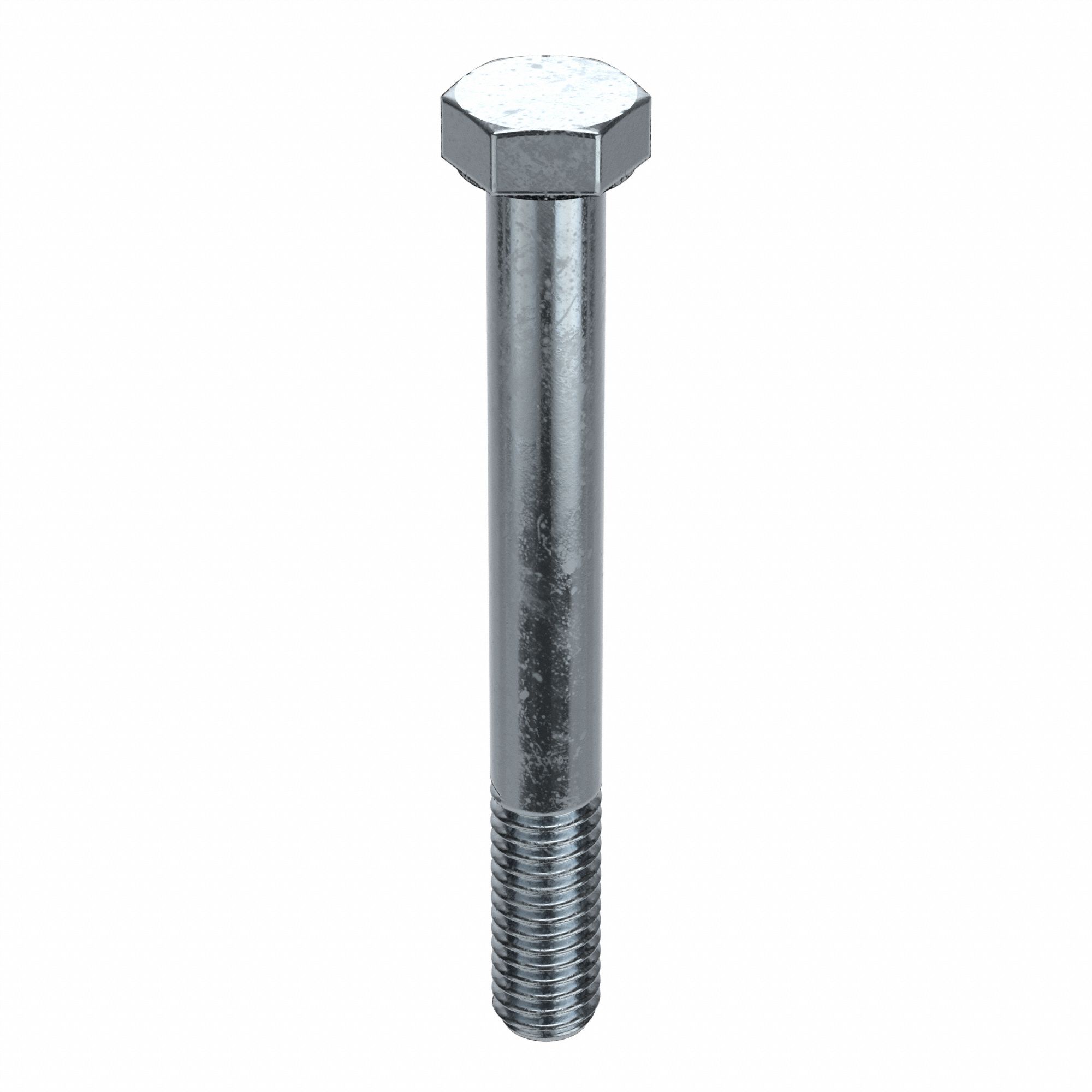 HEX HEAD CAP SCREW, STEEL, UNC, GRADE 2, ZINC PLATED, 7/16