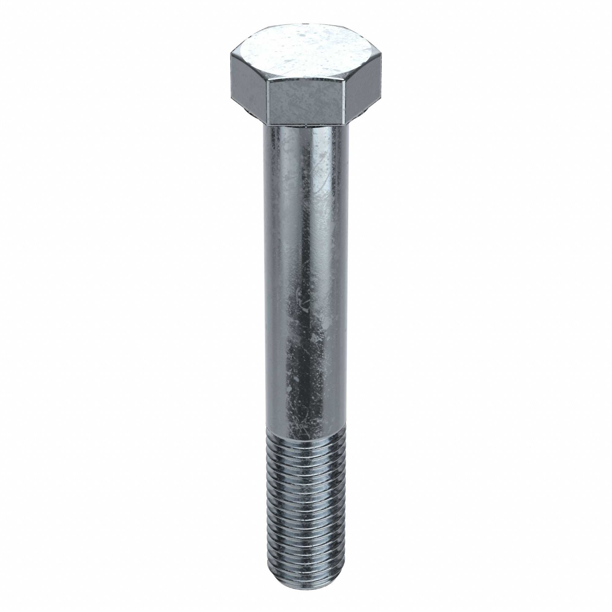 Hex Head Cap Screw: Steel, Grade 2, Zinc Plated, 3/4"-10, Coarse, 4 1/2 in lg, Inch, SAE J429, 5 PK