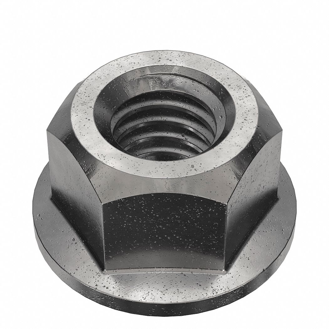 Lock Nut: 5/16"-18 Thread, Steel, Grade G, Phosphate and Oil, 1/2 in Hex Wd, 11/64 in Hex Ht, 100 PK