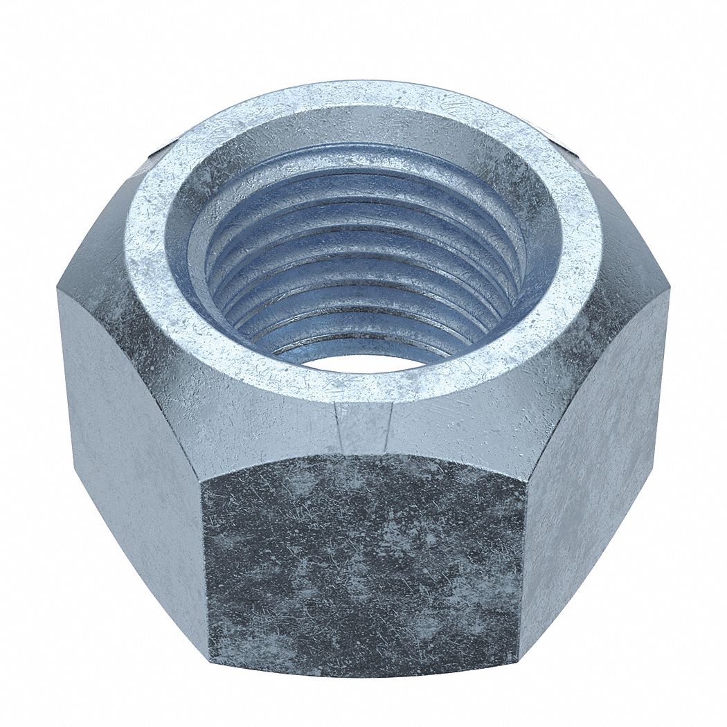 Top Lock Distorted Thread, 1 1/2"6 Thread Size, Lock Nut 42JU12