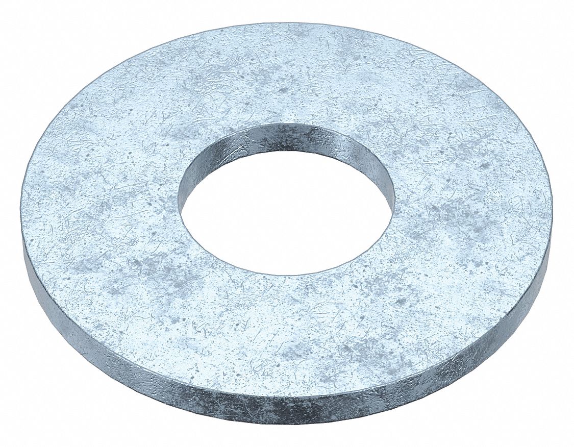 FltWsh, Znc, Stl, 3/4 in, 2x0.148in, 500PK