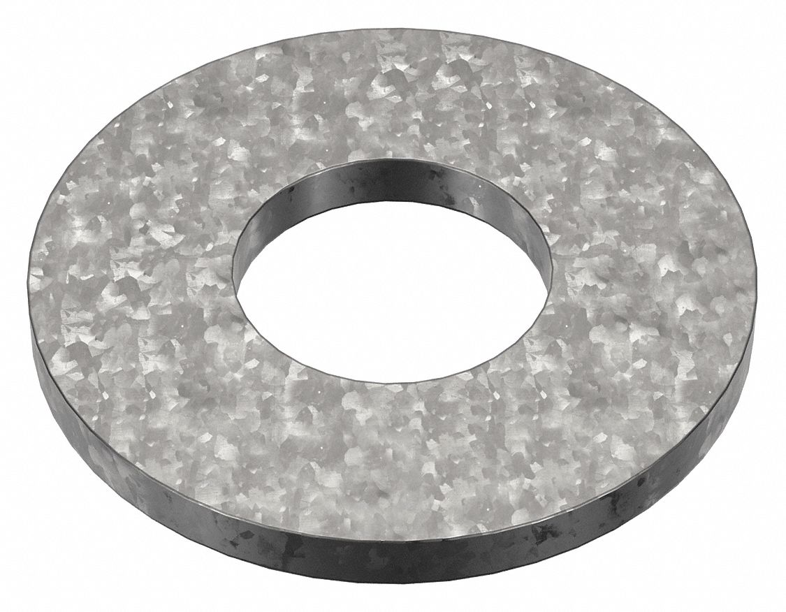 FltWsh, HDGal, Stl, 3/8", 1x0.0781in, 1500PK