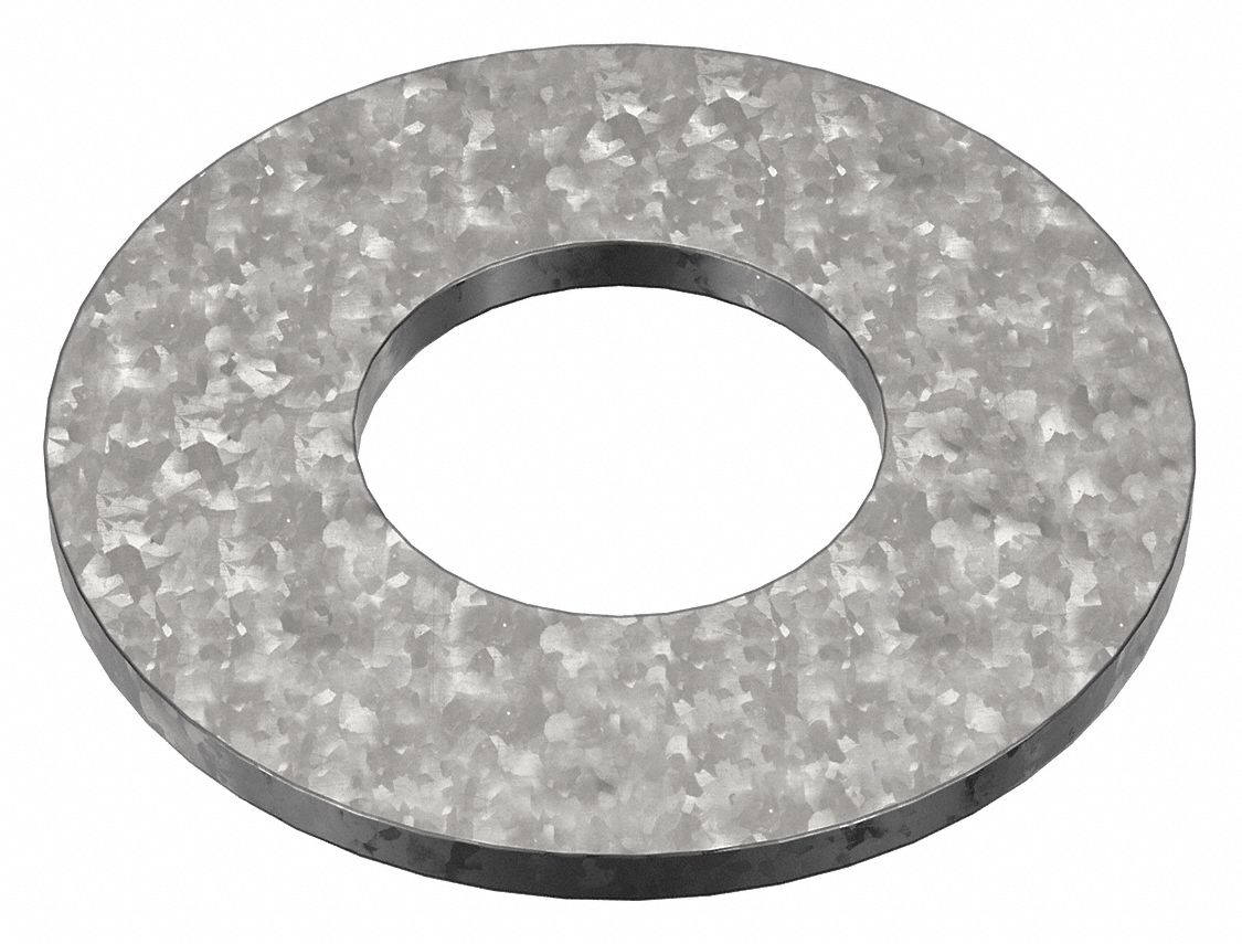 For Screw Size 1 3/8 in, Steel, Flat Washer 42JX16B38157.137.0001