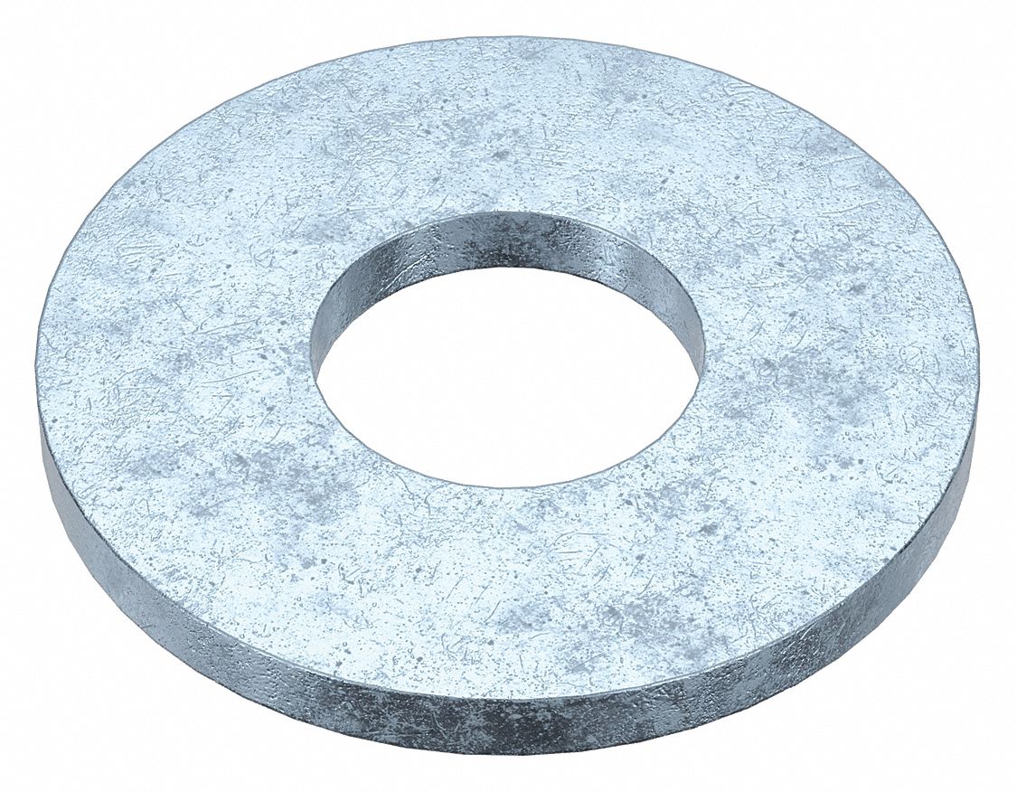 FltWsh, Znc, Stl, 1/4", 3/4x0.0625in, 3300PK