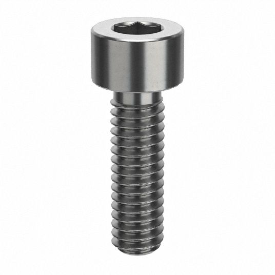 #4-48 Thread Size, 3/8 in Lg, Socket Head Cap Screw - 42KE30|B51041.011 ...