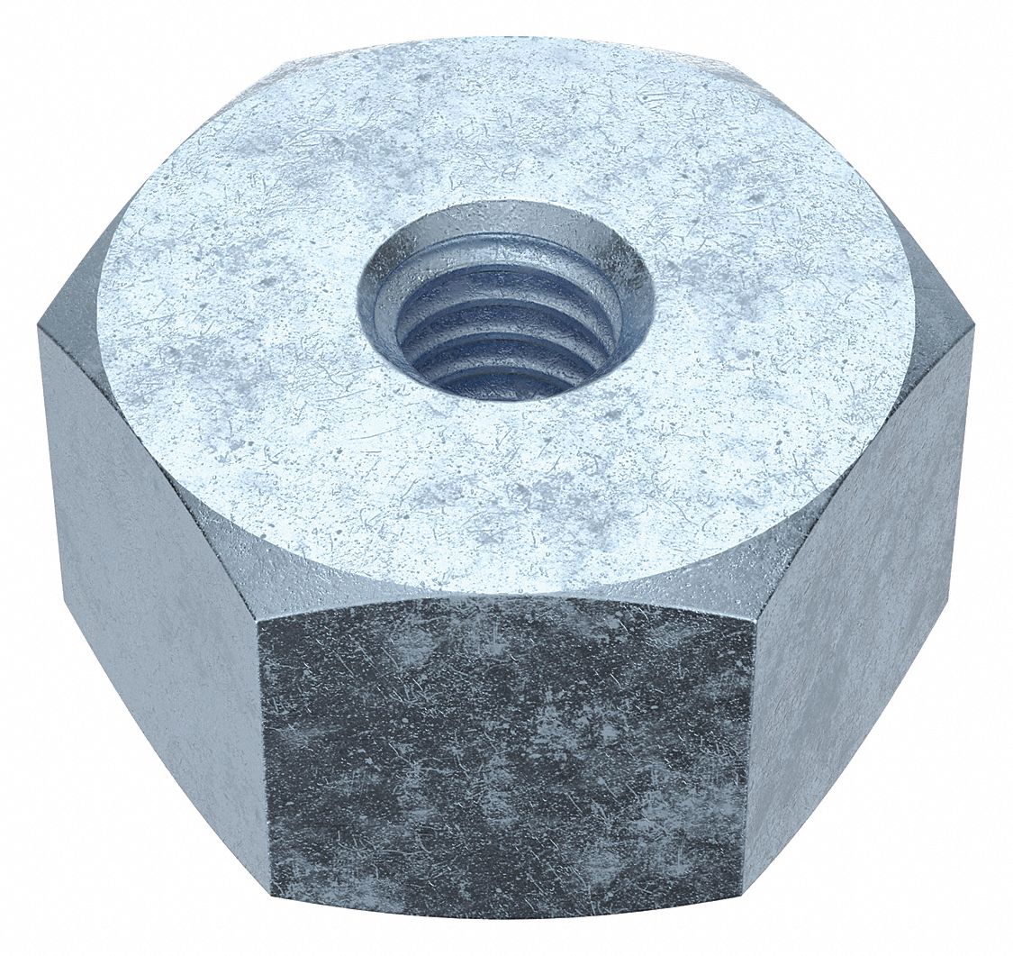 Hex Nut: 5/8"-18 Thread, 15/16 in Hex Wd, 35/64 in Hex Ht, Stainless Steel, 18-8, Plain, 300 PK