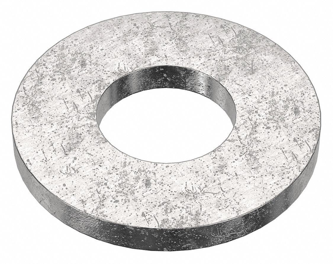 SAE Washer: 316 H5, Stainless Steel, #10 Screw Sz, 0.219 in In Dia, 1/2 in Out Dia, 316