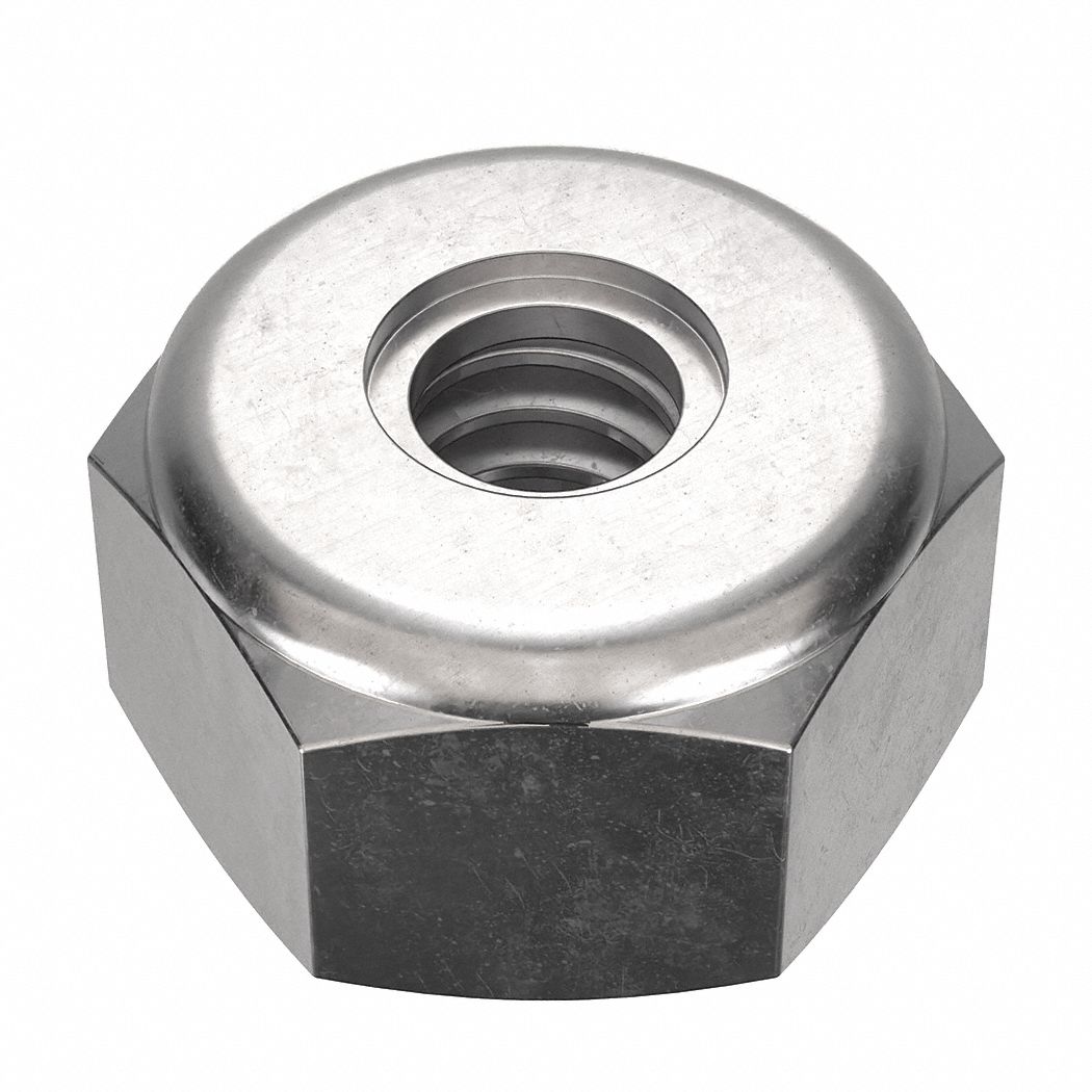 120 Pieces 4#-40 Nylon Insert Hex Lock Nuts, 304 Stainless Steel - Anti-Loose Locknuts - View #2