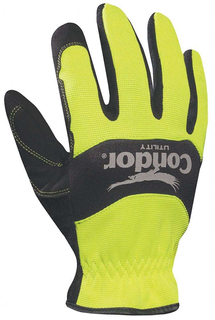 Mechanics Gloves, Yellow/Black,