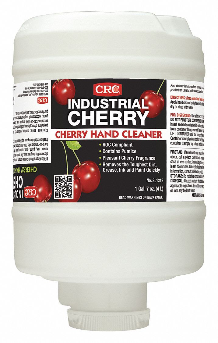 CRC Hand Cleaner, 1 gal., Refill, Cherry 42LA46SL1219 Grainger