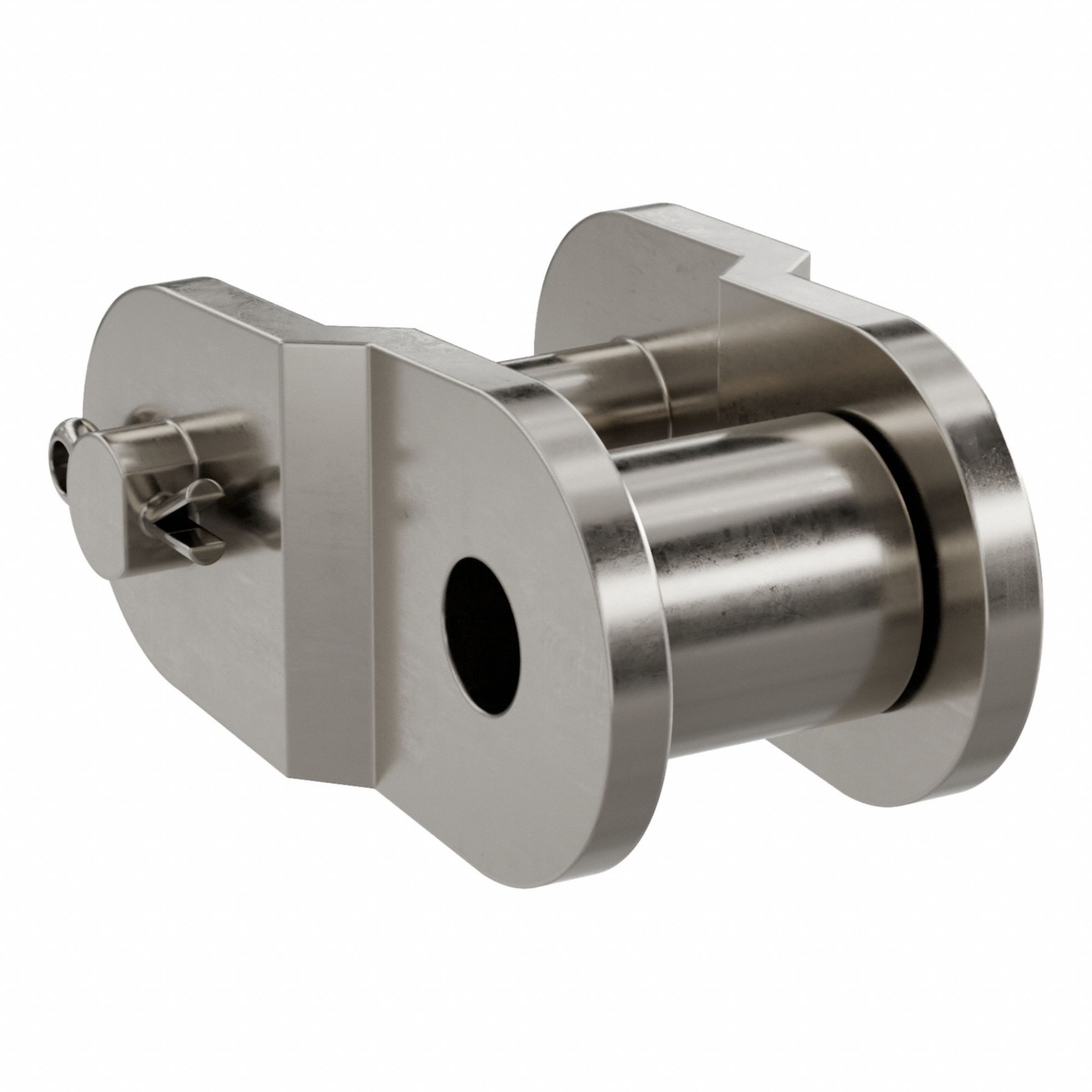 Roller Attachment Link: For Nickel-Plated Steel Roller Chains/Std Roller Chains, 120, Steel