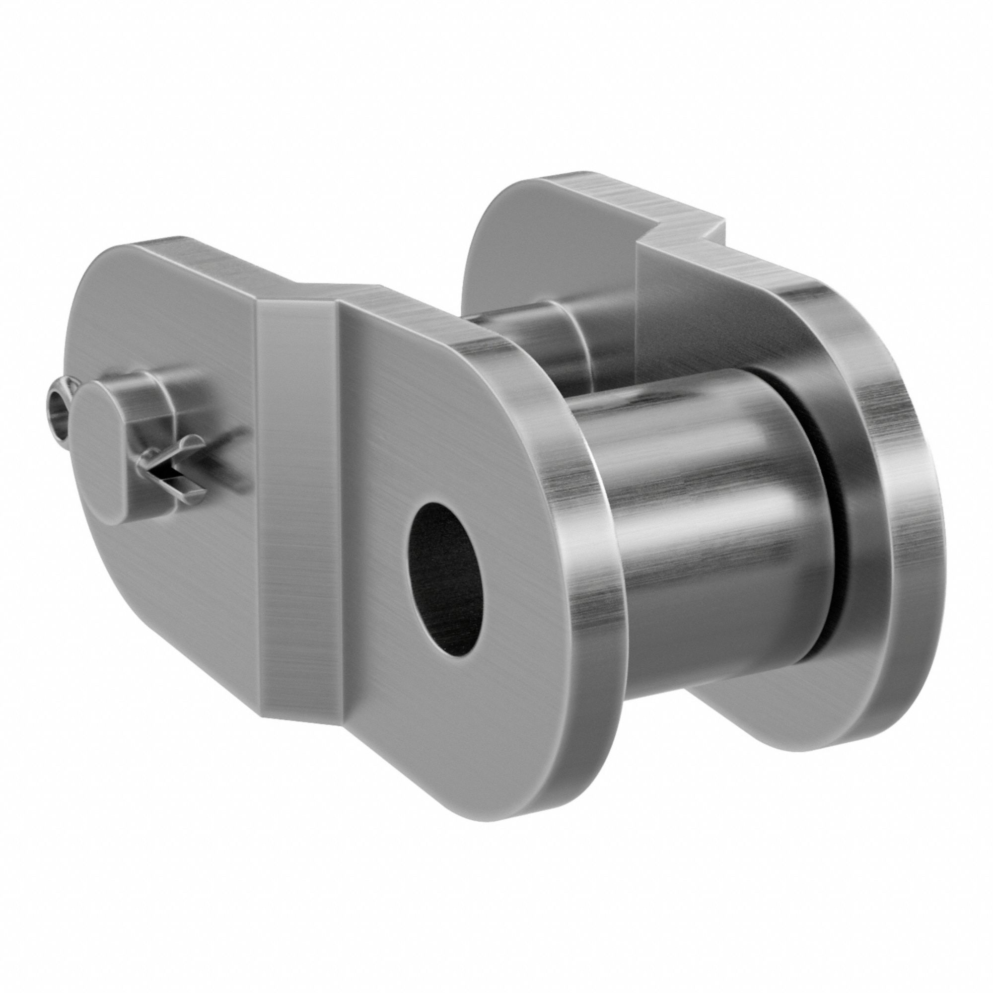 Roller Attachment Link: For Stainless Steel Roller Chains, 100, Single Strand, 1 1/4 in Pitch