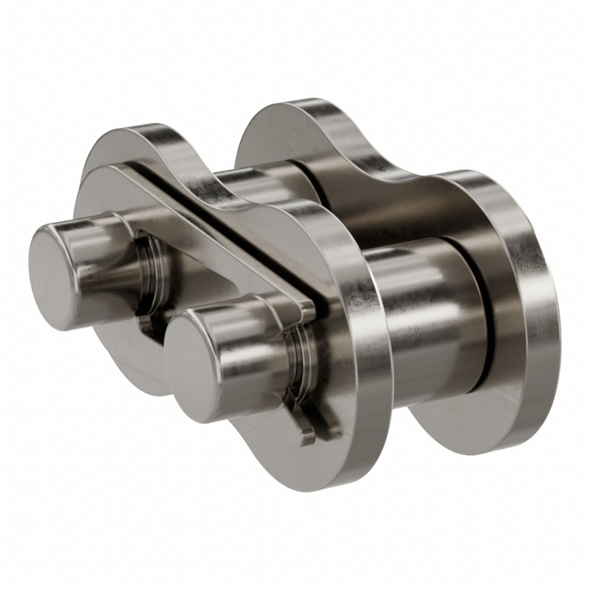 Roller Attachment Link: For Nickel-Plated Steel Roller Chains, 35, Single Strand, Steel