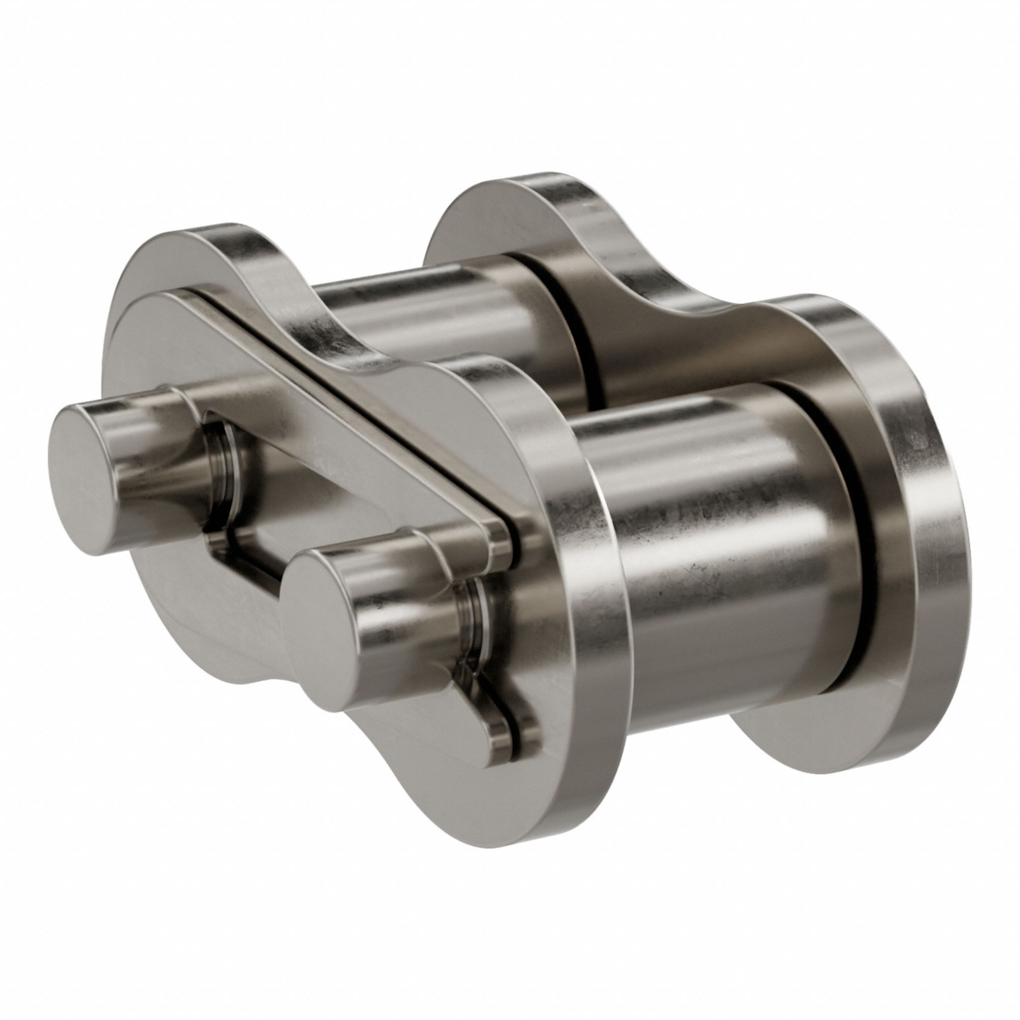 Roller Attachment Link: For Nickel-Plated Steel Roller Chains, 80, Single Strand, 1 in Pitch