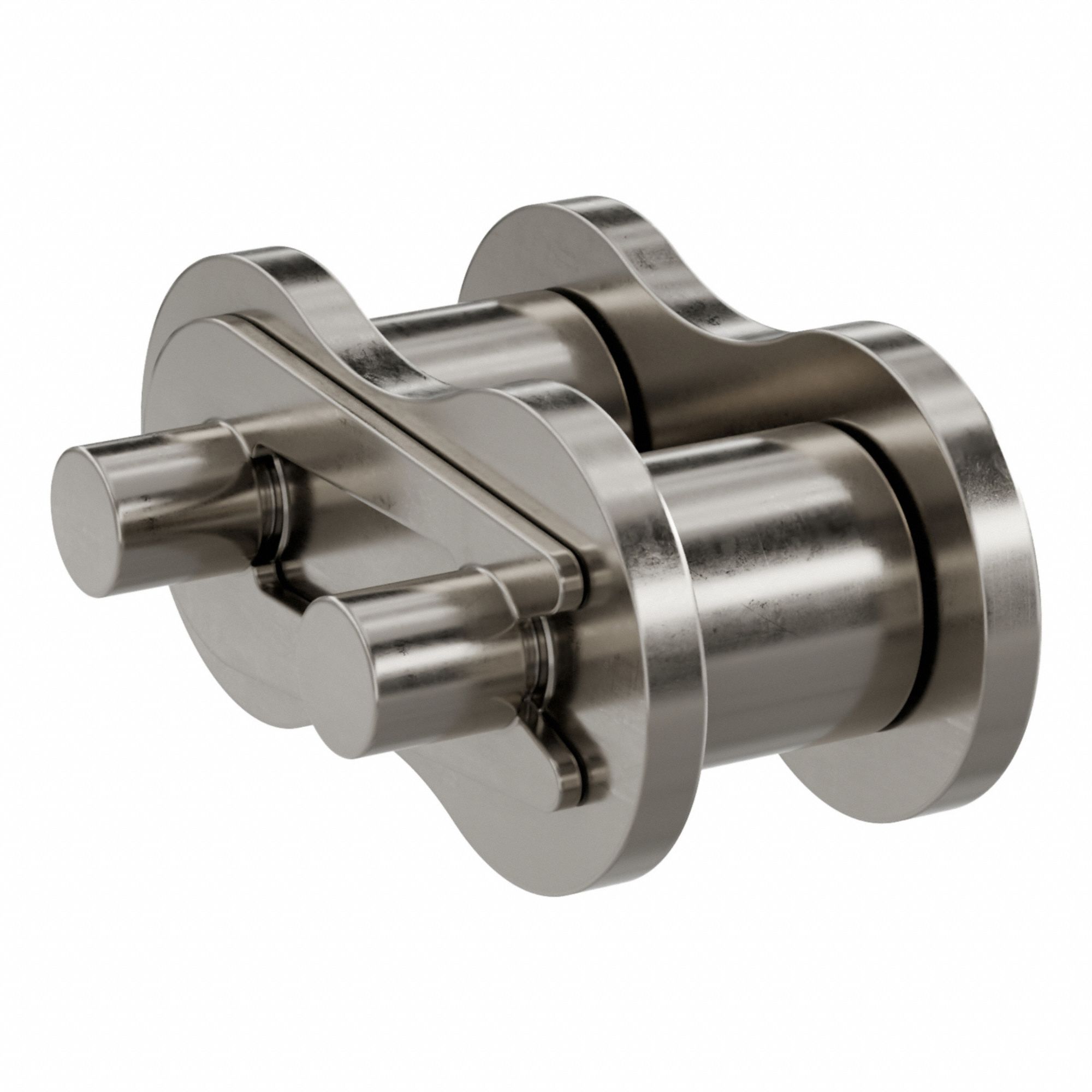 Roller Attachment Link: For Nickel-Plated Steel Roller Chains, 100, Single Strand, Steel, NP
