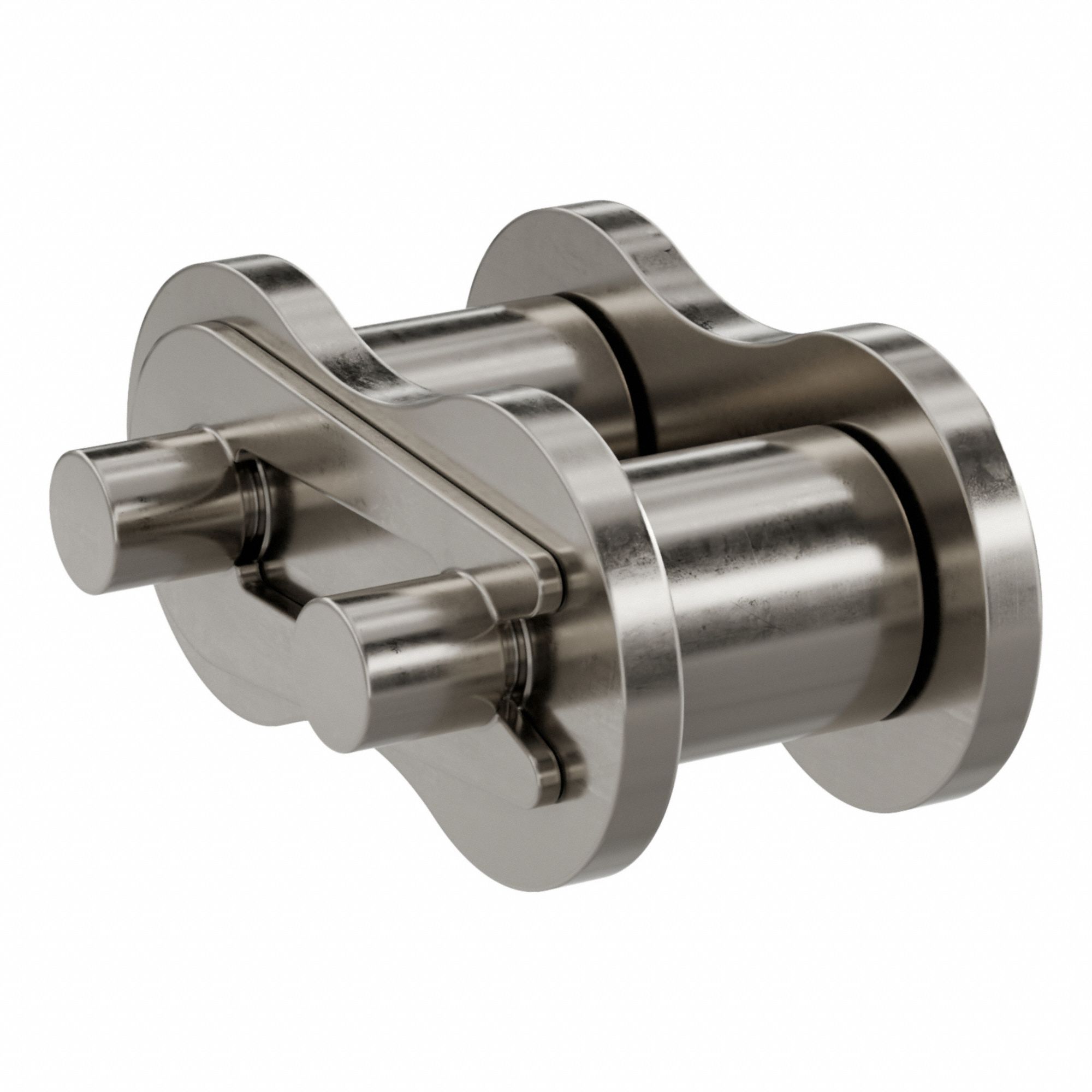 Roller Attachment Link: For Nickel-Plated Steel Roller Chains/Std Roller Chains, 120, Steel