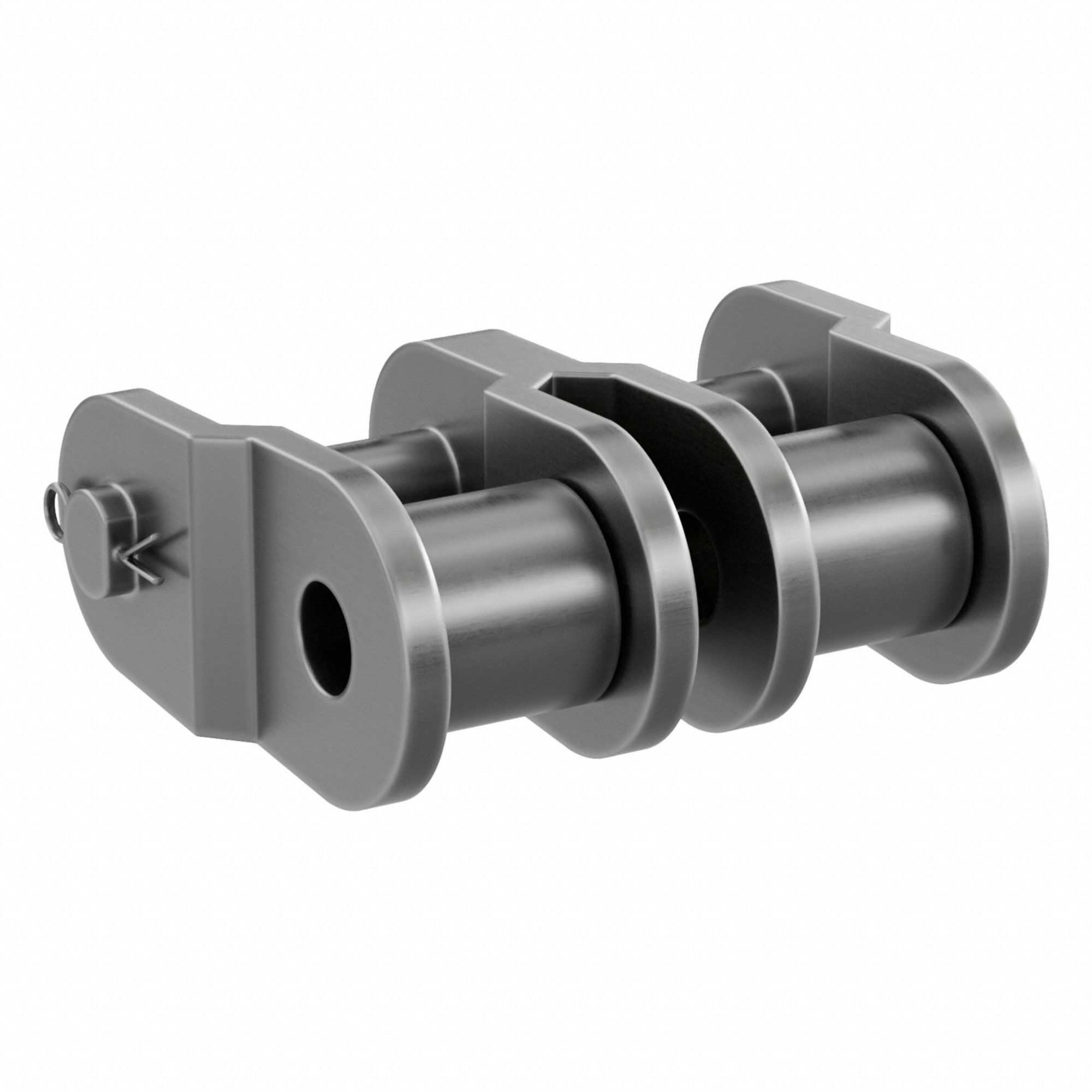 Roller Offset Link: For Std Roller Chains, 80, Double Strand, 1 in Pitch, 5/8 in Roller Dia