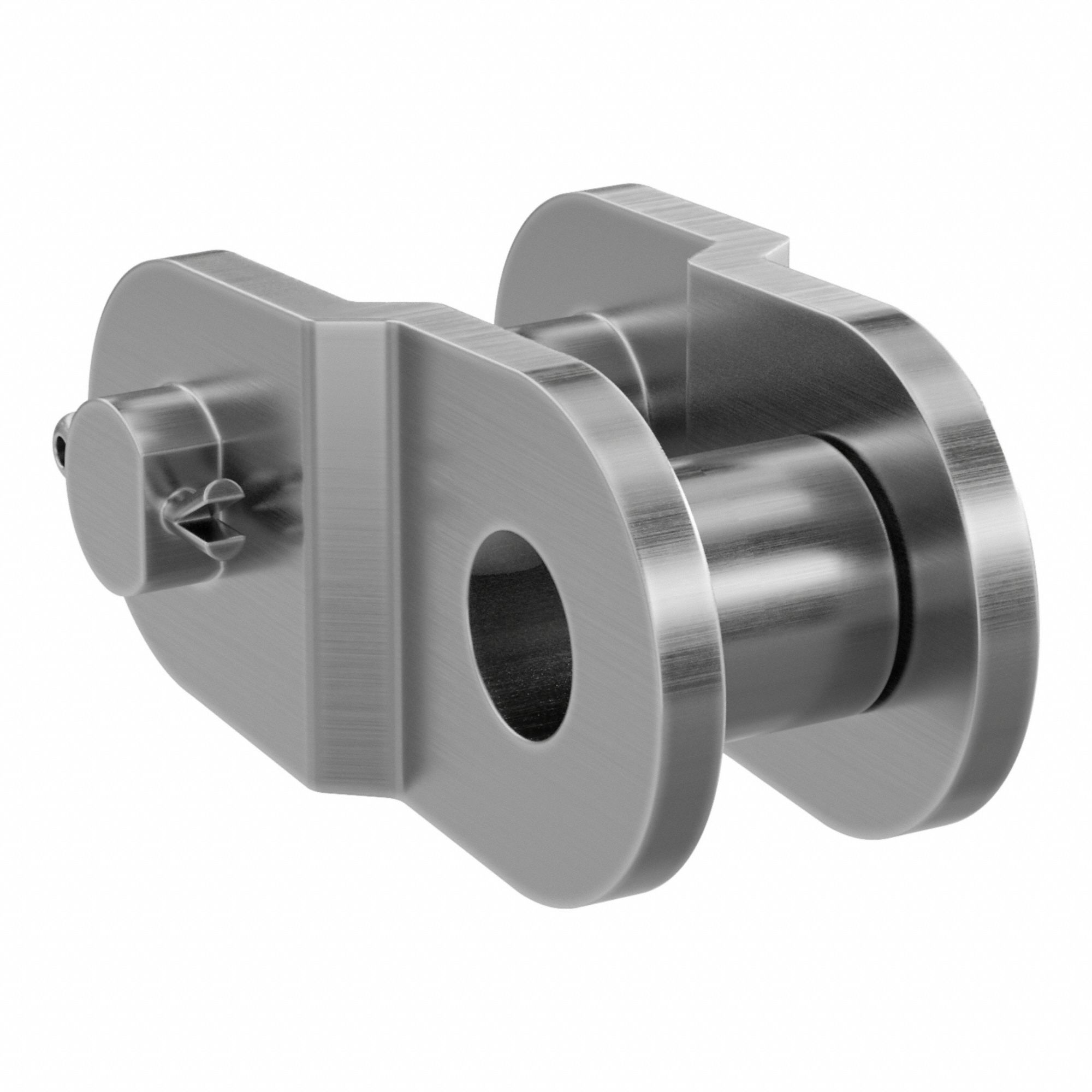 Roller Attachment Link: For Stainless Steel Roller Chains, 25, Single Strand, 1/4 in Pitch