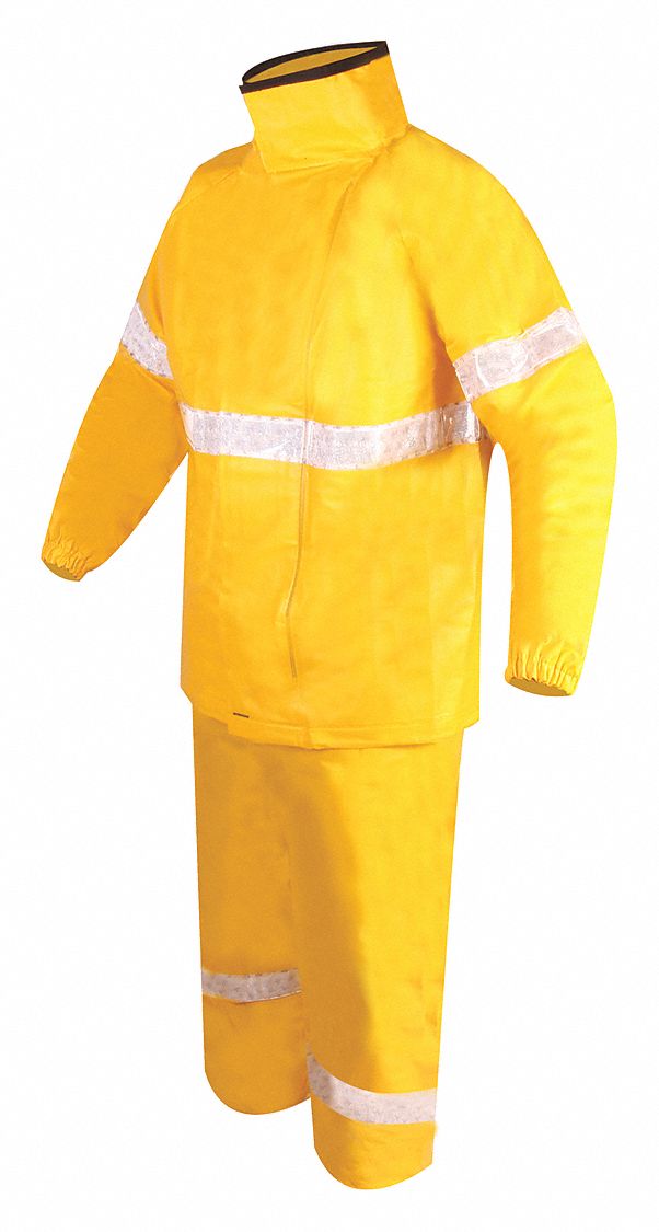 Amedrentador fotografía reinado JYRSA Traje Impermeable para Motociclista Amarillo PVC/Poliéster Talla 2XG  - Trajes Impermeables - 42MZ90 | DD-4121AM2XG - Grainger México