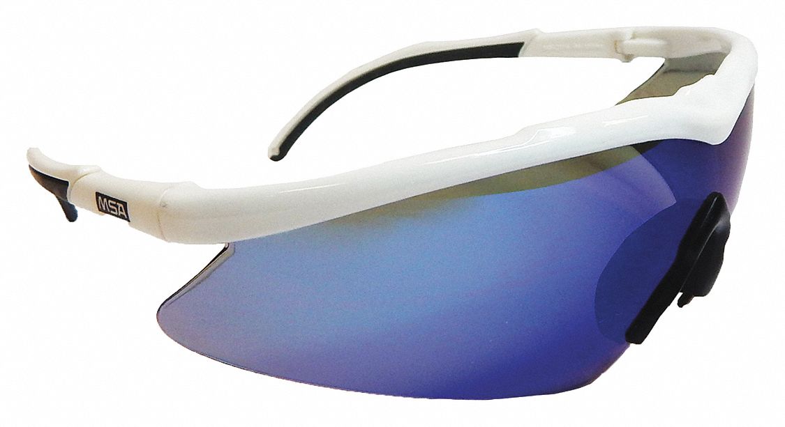 MSA Lentes de Seguridad Essential Euro Azul Espejado Antiempa ante