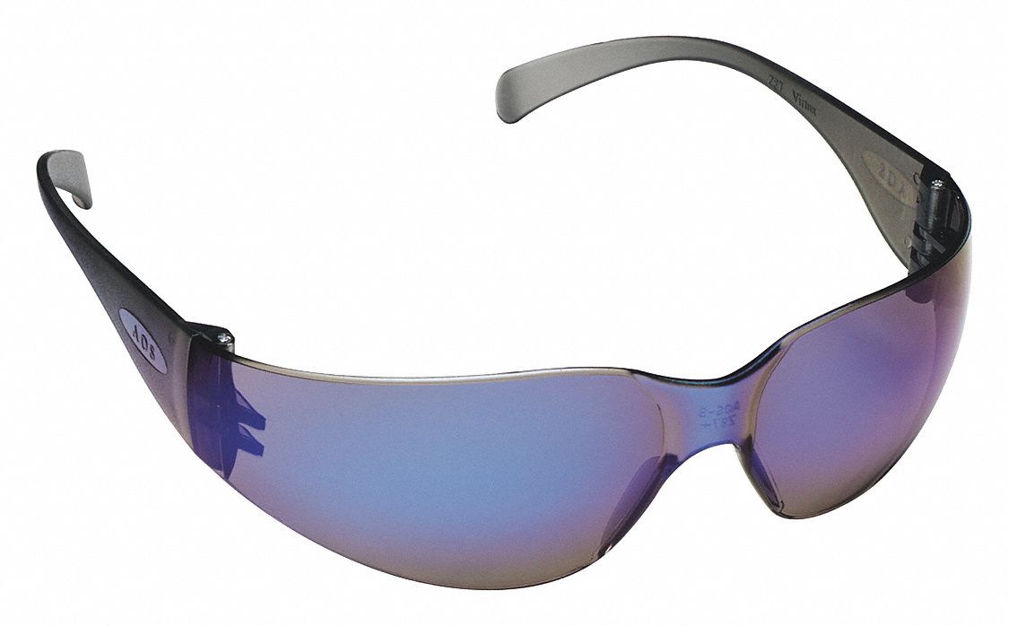 3M Safety Glasses, Blue, PK20 42NM22113310000020 Grainger