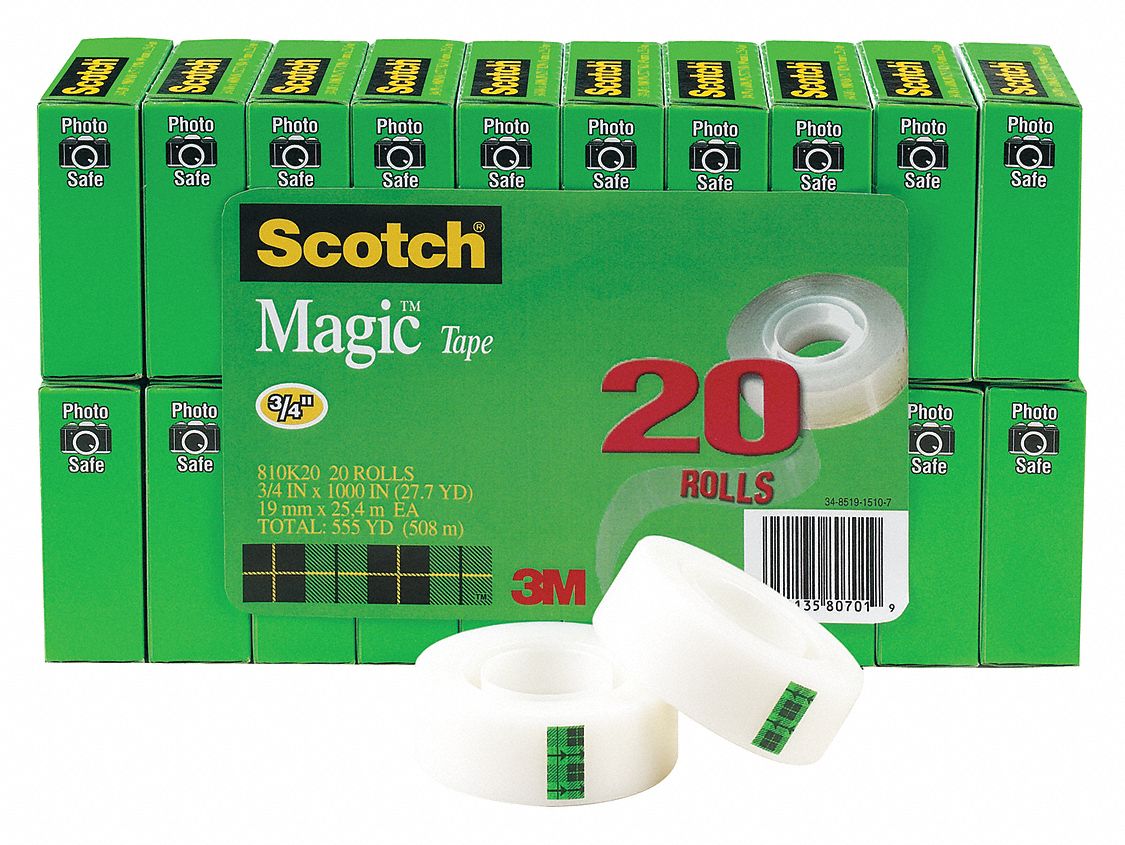 OfficeTape, CelluloseAcetate, PK20