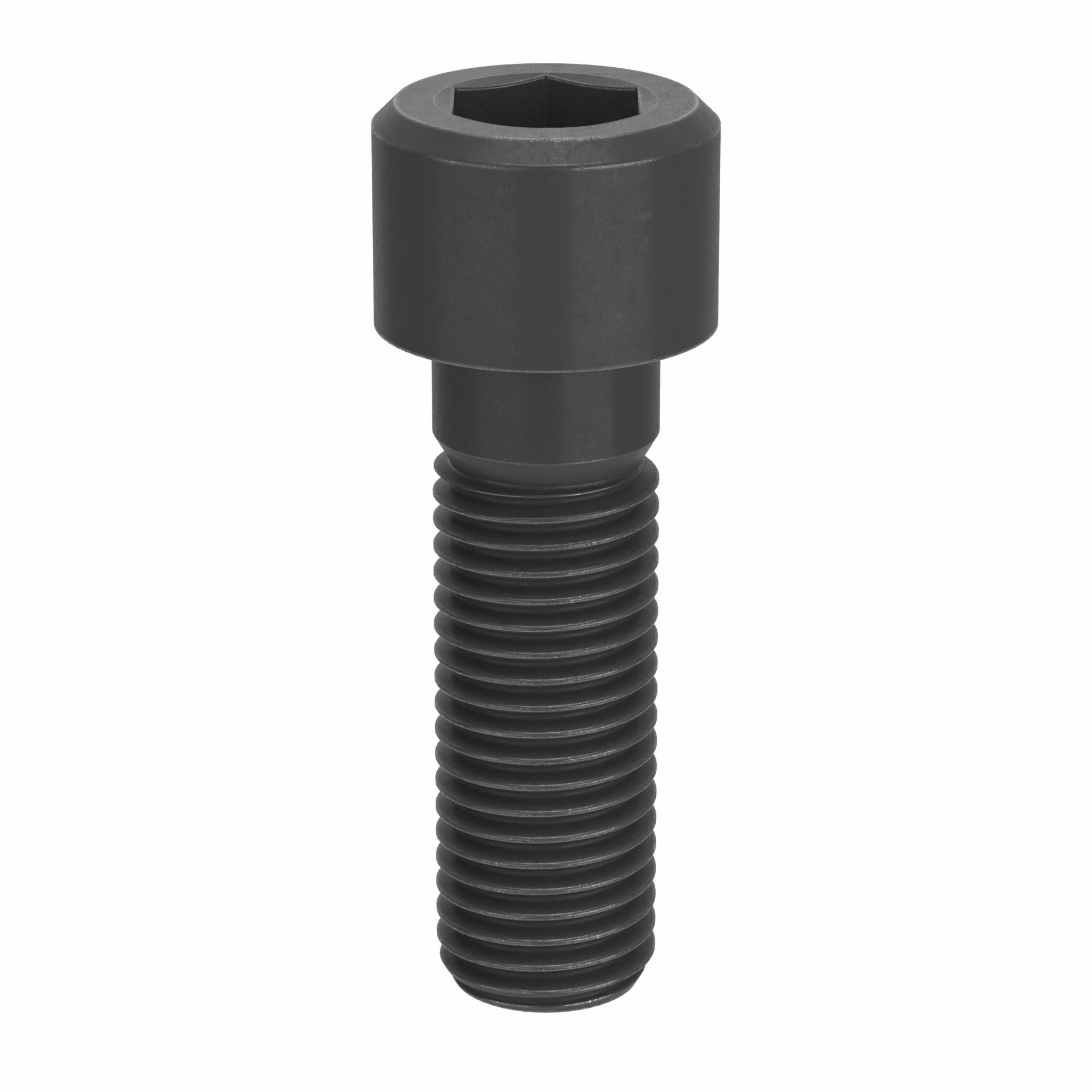 Socket Head Cap Screw: M24x3.00 Thread Size, 75 mm Lg, Std, Black Oxide, Alloy Steel, 10 PK