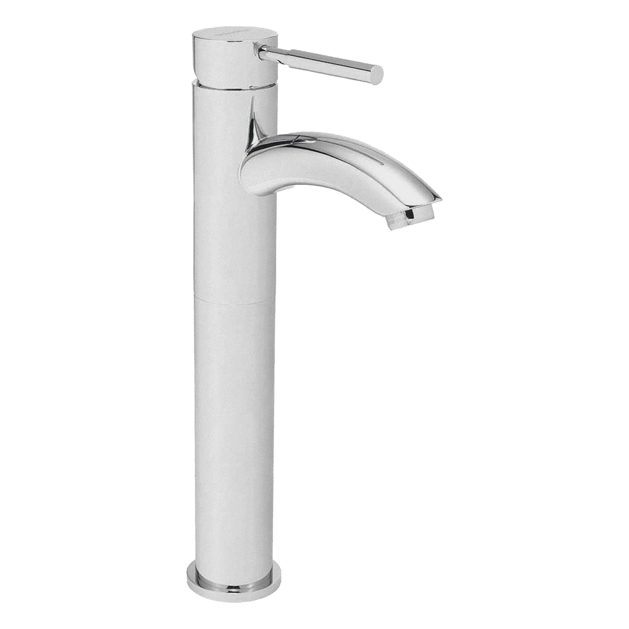 Vessel Bathroom Faucet: Neo, Brass, Chrome Finish, 1.2 gpm Flow Rate, Single-Post, Arc