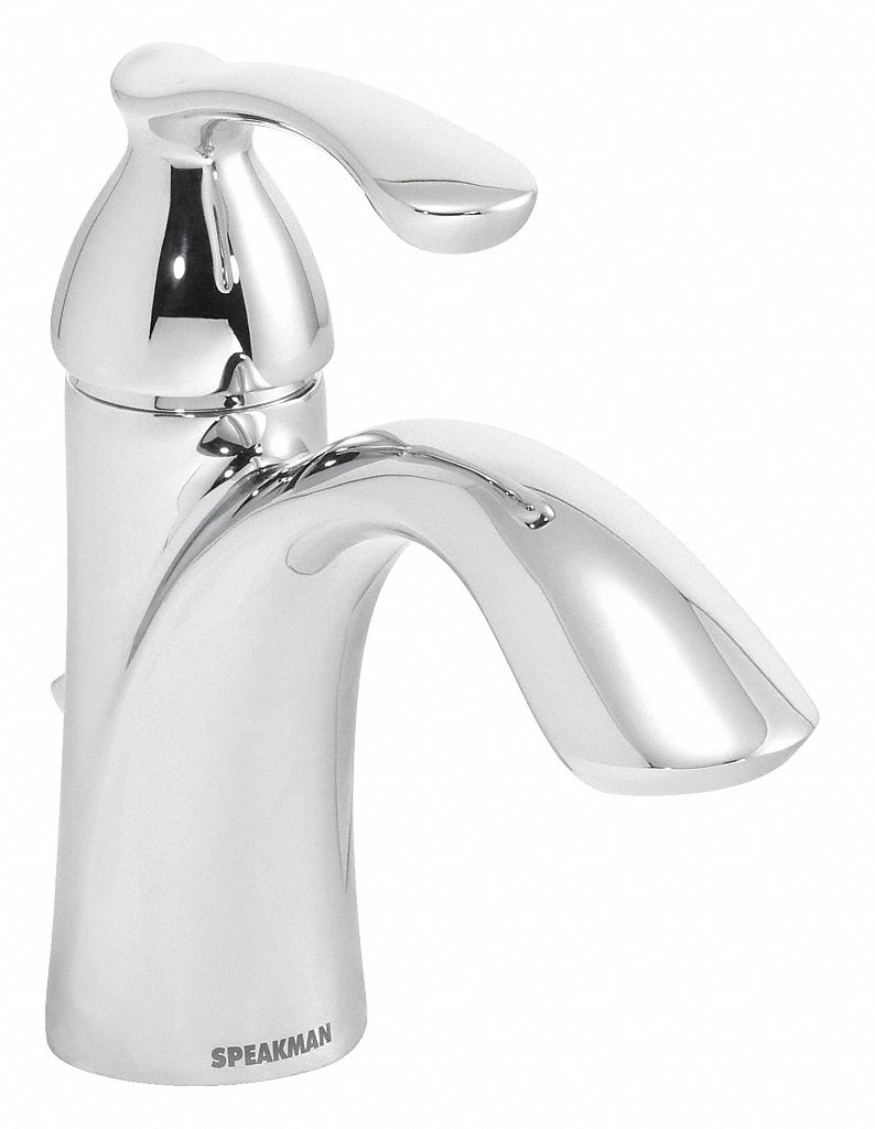 Mid Arc Chrome Speakman Chelsea Brass