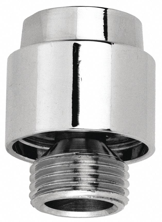 Vacuum Breaker Nut: Toilets, Brass, In-Line Vacuum Breaker, 1 1/2 in Overall Wd