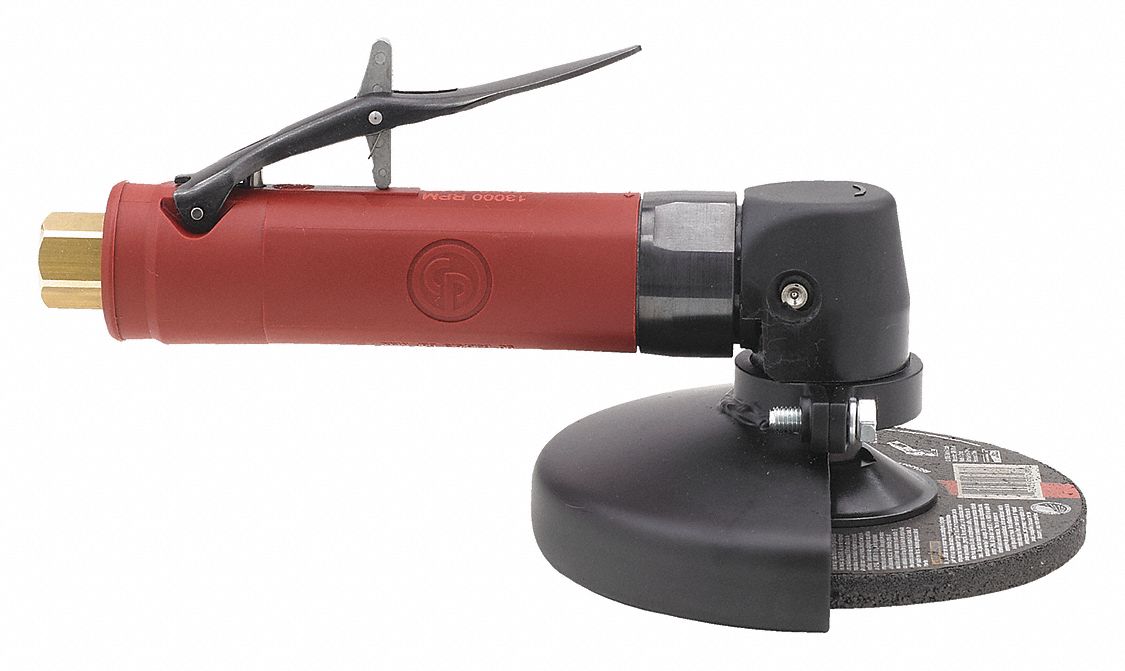 ANGLE GRINDER, 4 IN WHEEL DIAMETER, 0.5 HORSEPOWER, 12,000 RPM MAXIMUM SPEED, 1/4 IN