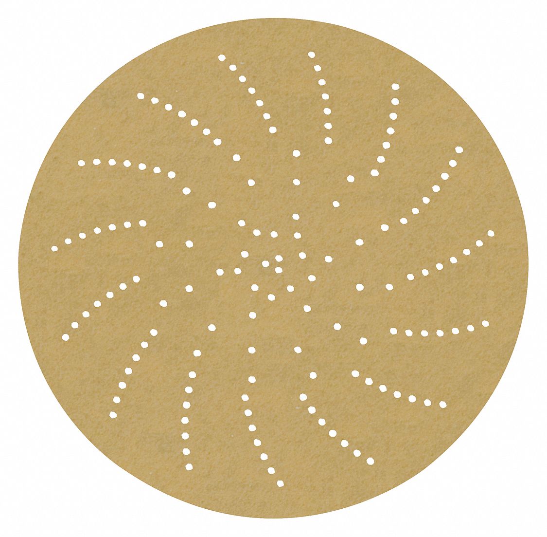 HOOK-AND-LOOP SANDING DISC, 6 IN DIAMETER, MULTI-HOLE, ALUMINUM OXIDE, P400 GRIT, C WEIGHT PAPER, 236U