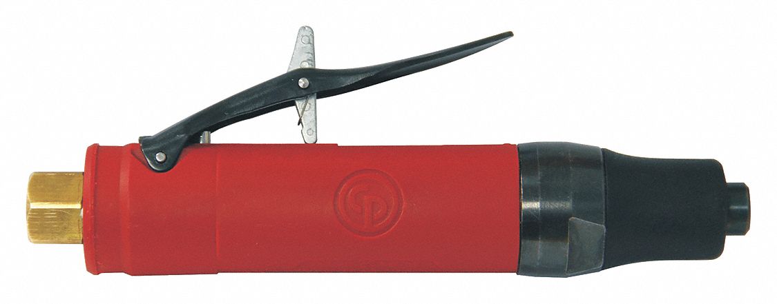 AIR ANGLE DIE GRINDER, 0.5 HORSEPOWER, 18,000 RPM MAXIMUM SPEED, 1/4 IN, ANGLE