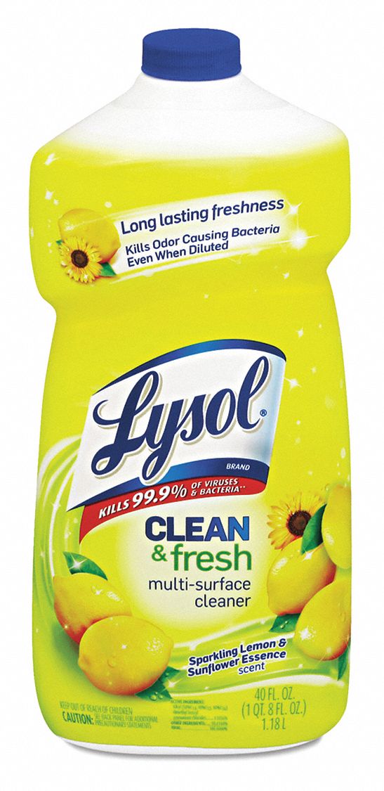 LYSOL, Sparkling Lemon and Sunflower Essence, All Purpose Cleaner 42NZ851920078626 Grainger