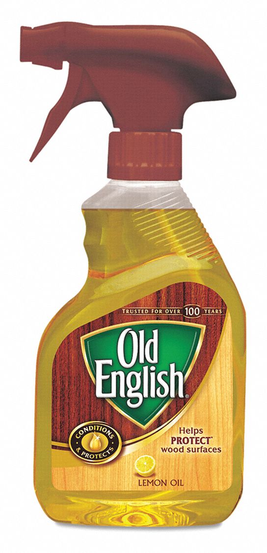 OLD ENGLISH Furniture Cleaner and Polish, Lemon, 12oz. 42PA6962338