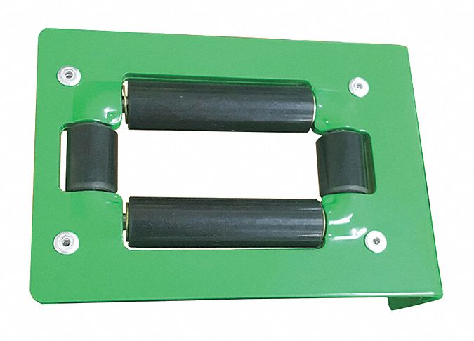 ROLLER GUIDE: FOR SCR SERIES REEL SERIES, NYLON, GREEN, STEEL