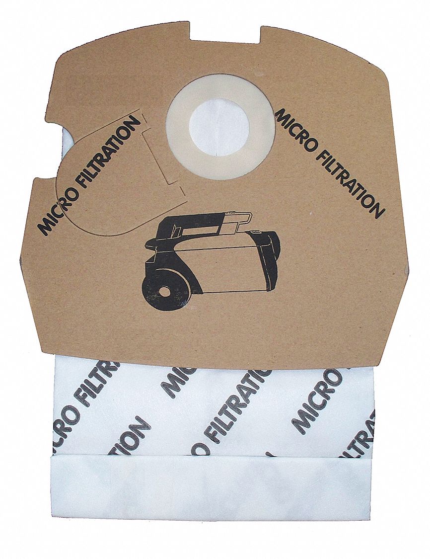 Canister Vacuum Bags, Paper, PK12
