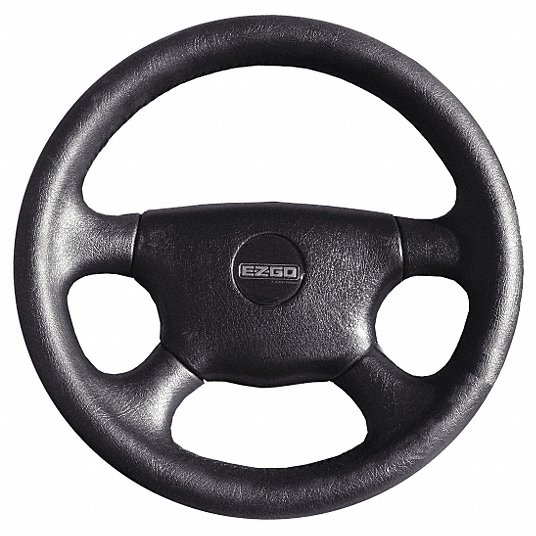 Premium Steering Wheel: Premium Steering Wheel, Fits E-Z-GO Brand