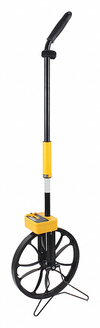 MEASURING WHEEL,SINGLE,3 FT.,BLACK