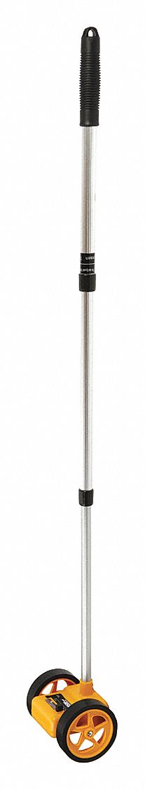 MEASURING WHEEL,DUAL WHEEL,1 FT.,ORANGE