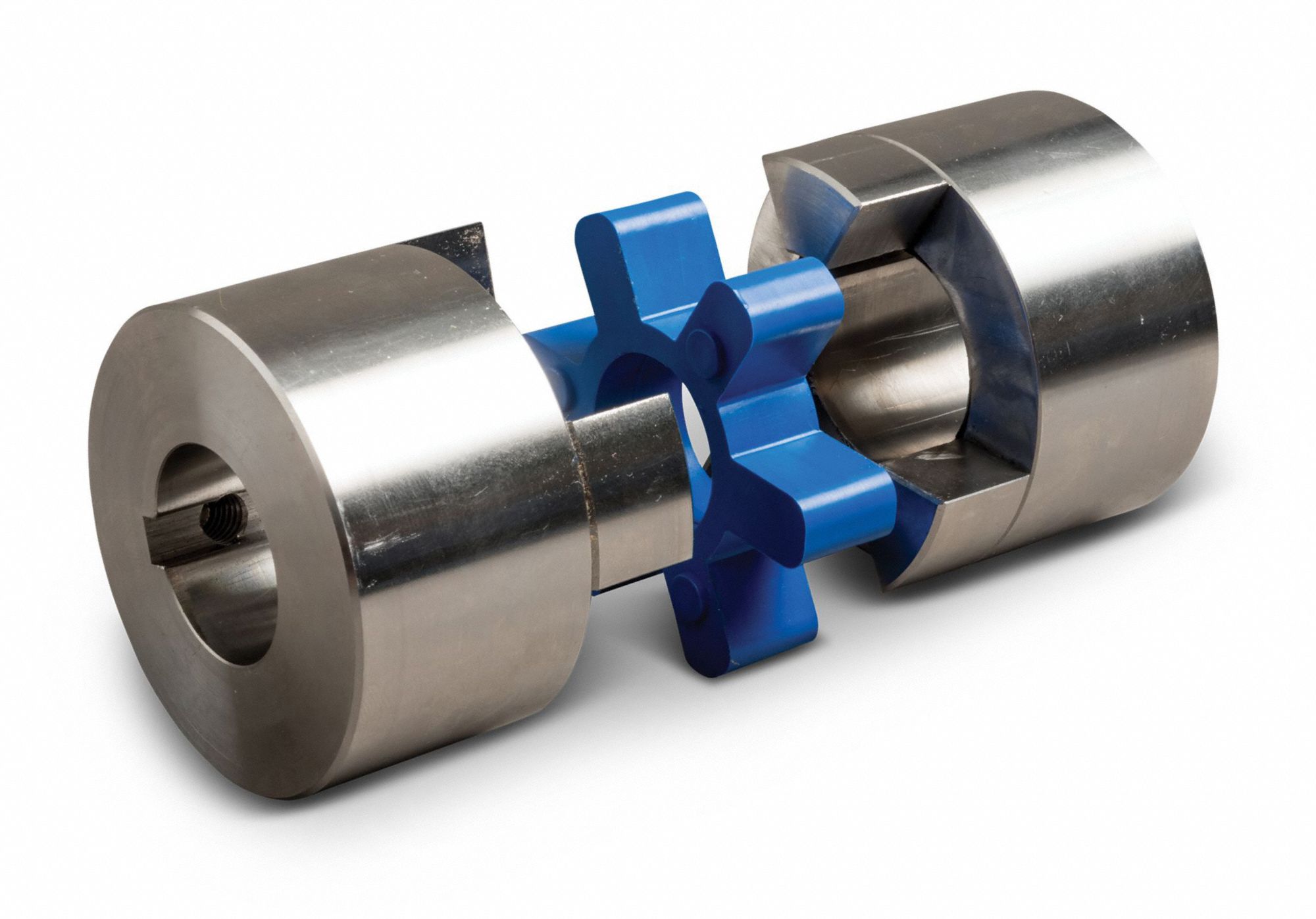 TB WOOD'S SS075 Size 5/8 in Stainless Steel Jaw Coupling Hub, Keyway