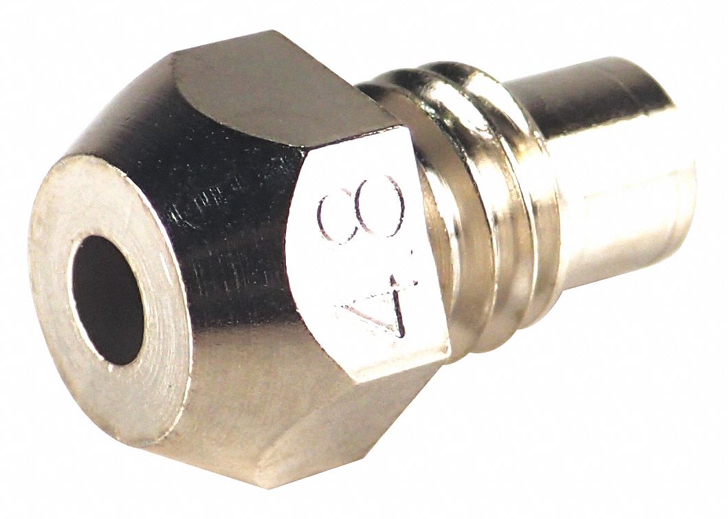 Nosepiece, 3/16": Mfr Part # 42VA67, Nose Piece, Compatible with Grainger Part # 45RM38