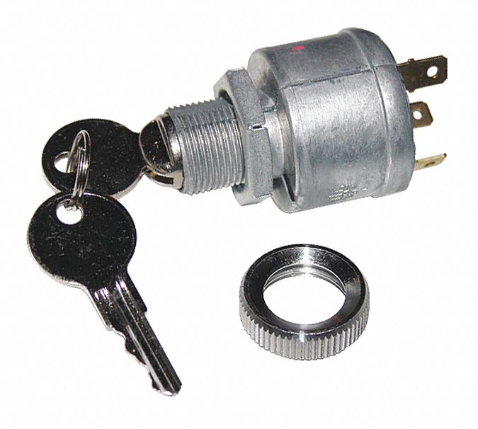 Ignition Switch: Ignition Switch, Fits E-Z GO Brand
