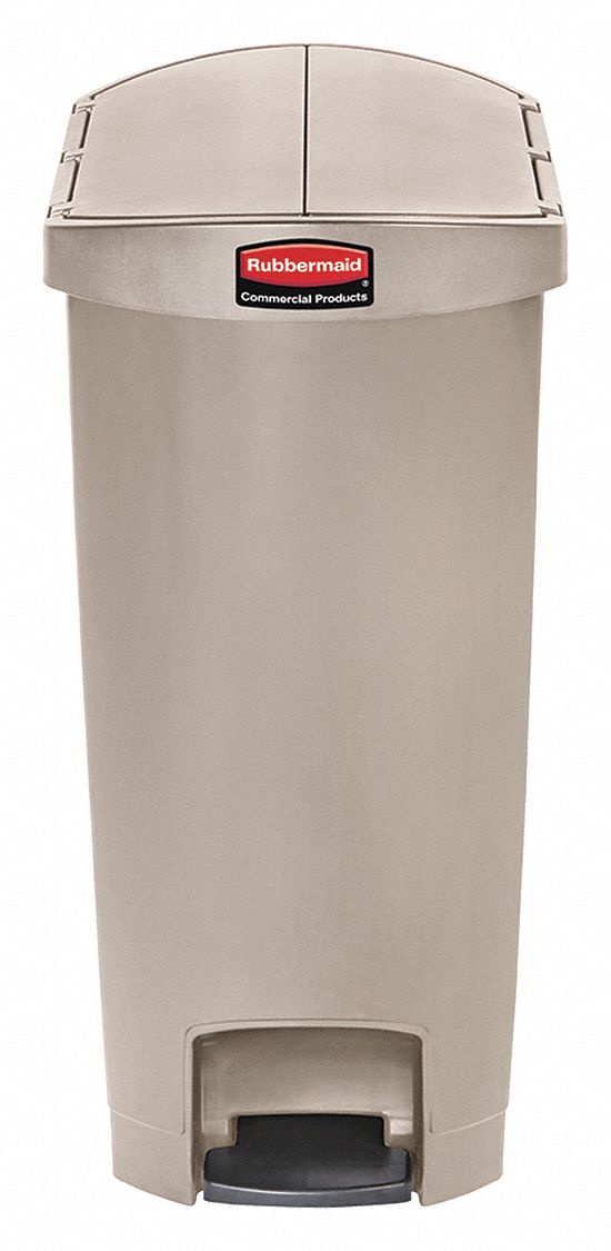 RUBBERMAID COMMERCIAL PRODUCTS Bote de Basura, Rectangular, 13 gal., 28 ...
